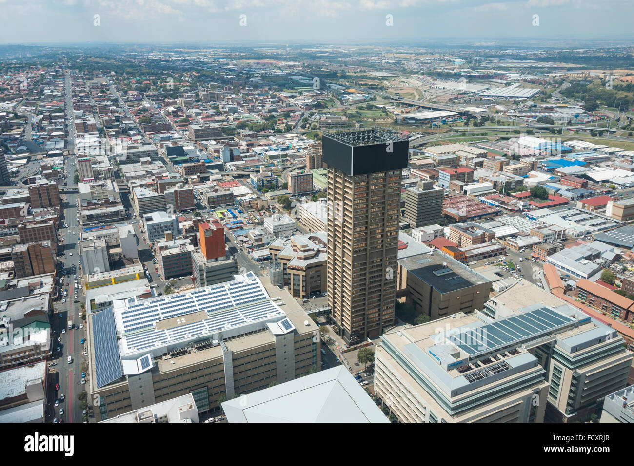 City CBD view from Carlton Centre, Johannesburg, City of Johannesburg