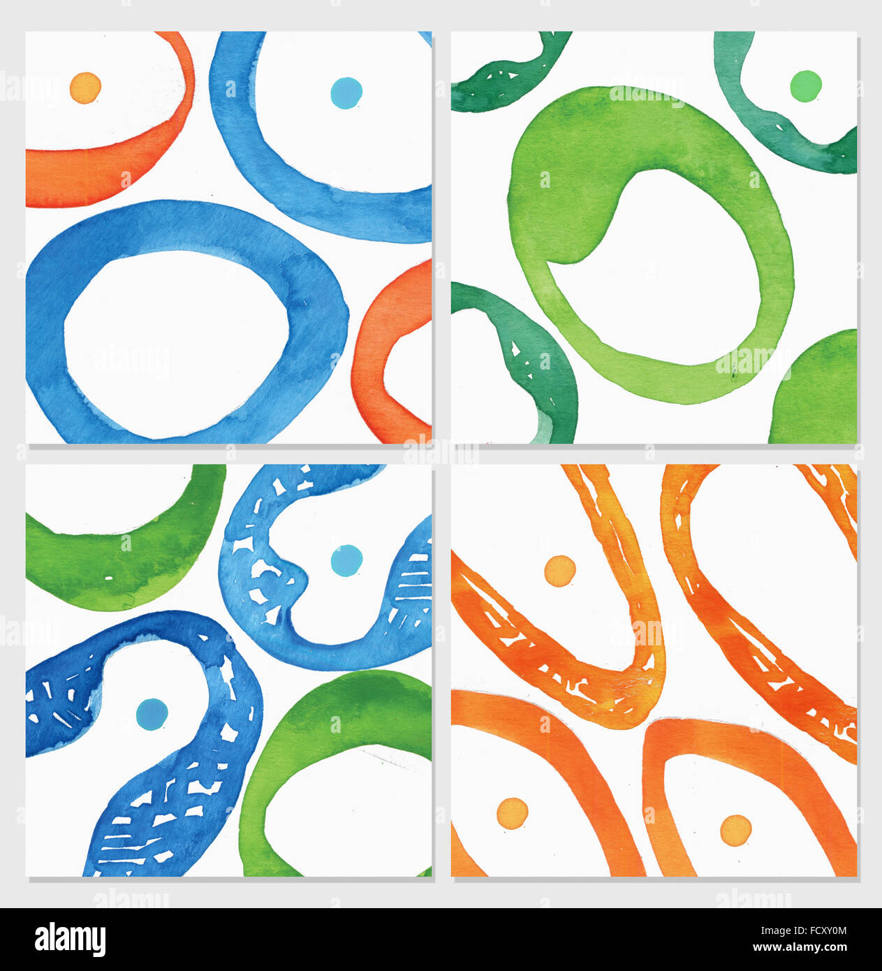 Various patterns in illustration Stock Photo - Alamy
