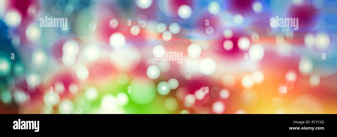 Bright abstract background with bokeh Stock Photo