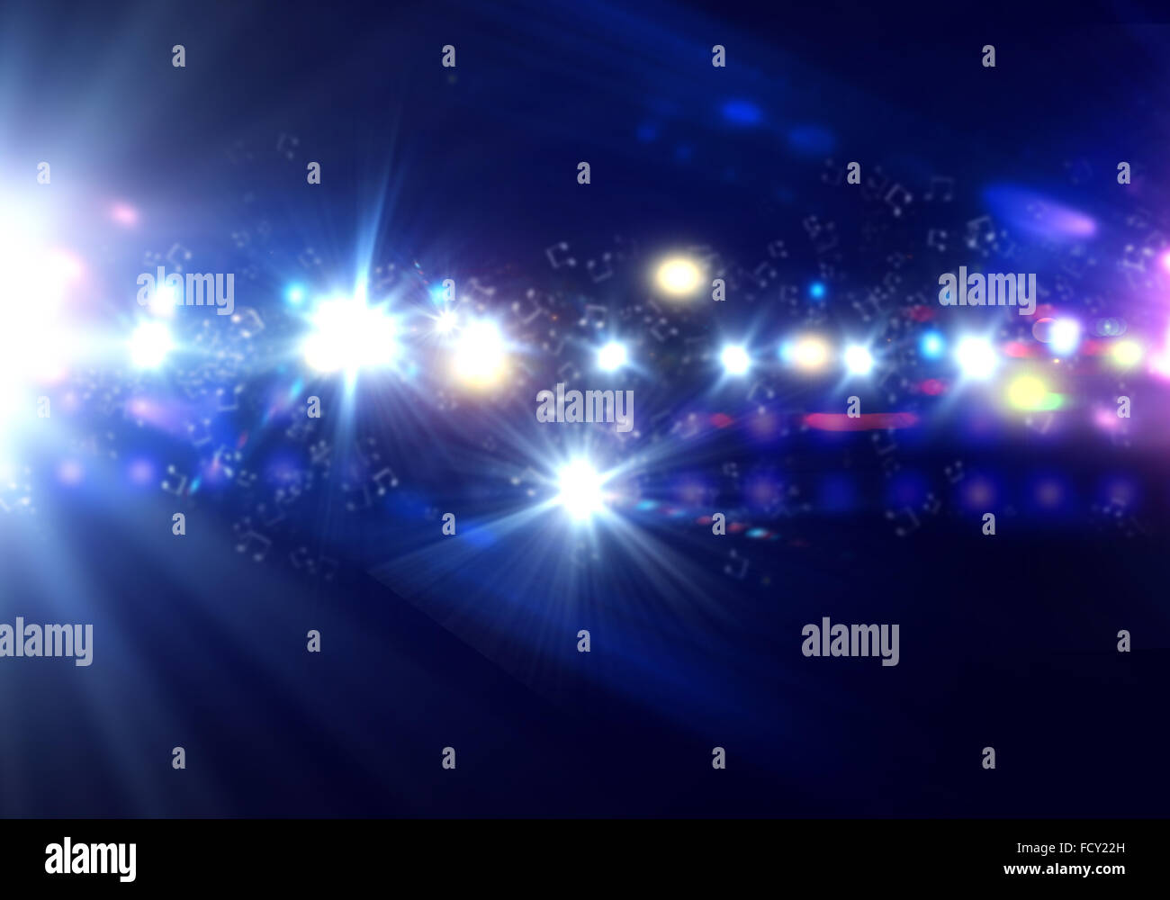Background image of stage in color lights Stock Photo - Alamy