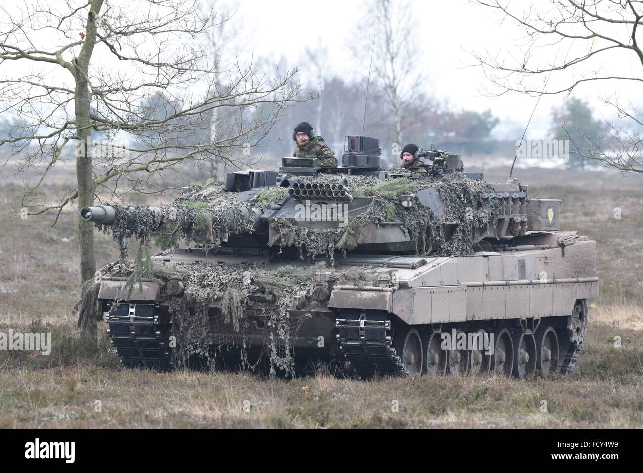 Leopard 2A6 Main Battle Tank of 2nd Company, 393rd Armor Battalion