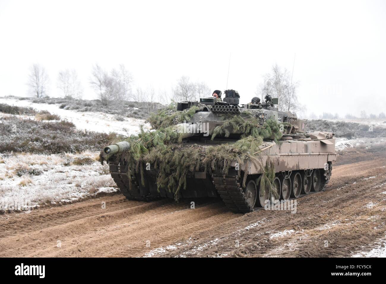 Leopard 2A6 Main Battle Tank of 2nd Company, 393rd Armor Battalion