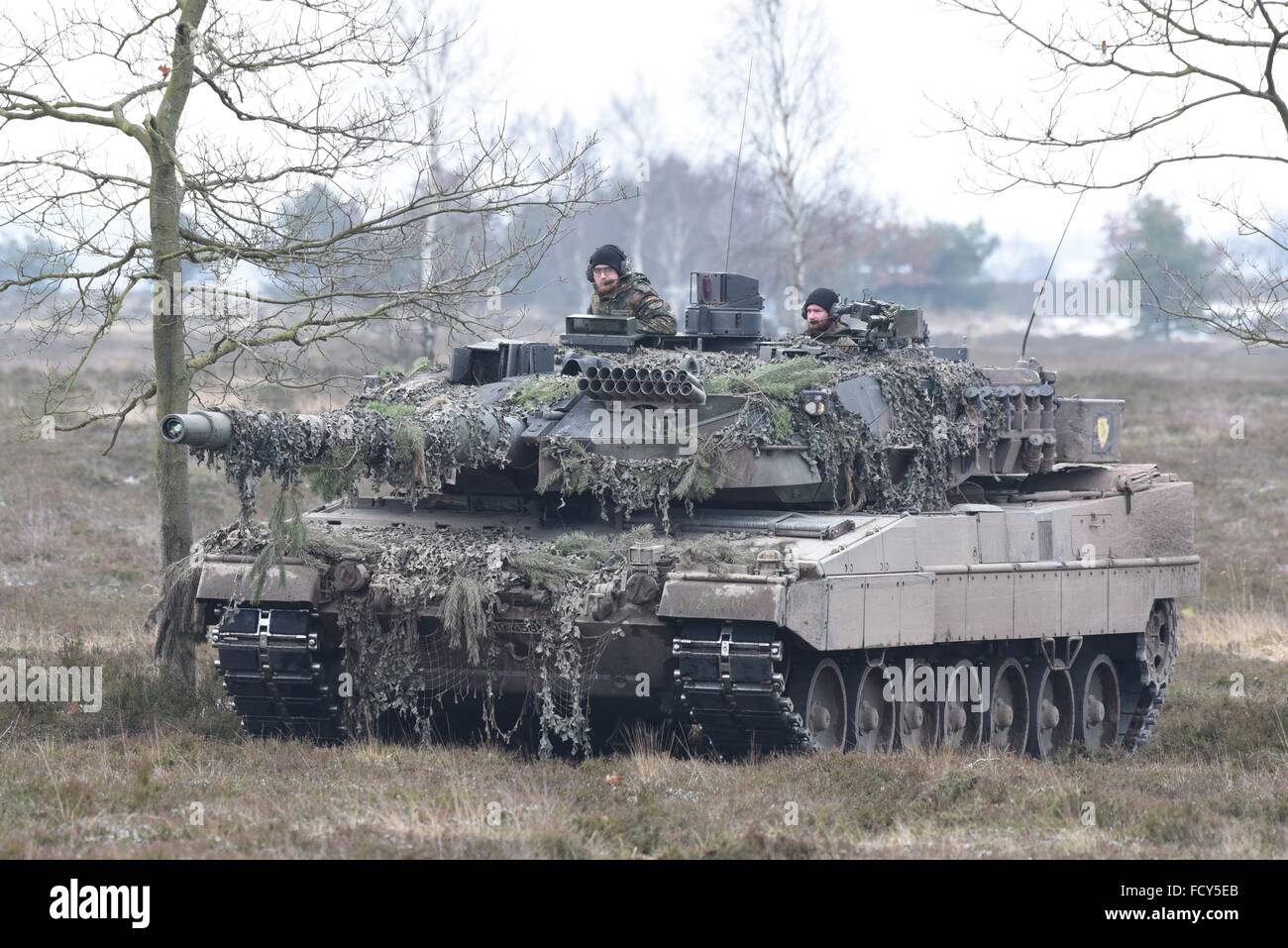 Leopard 2A6 Main Battle Tank of 2nd Company, 393rd Armor Battalion Stock Photo 94024739 Alamy