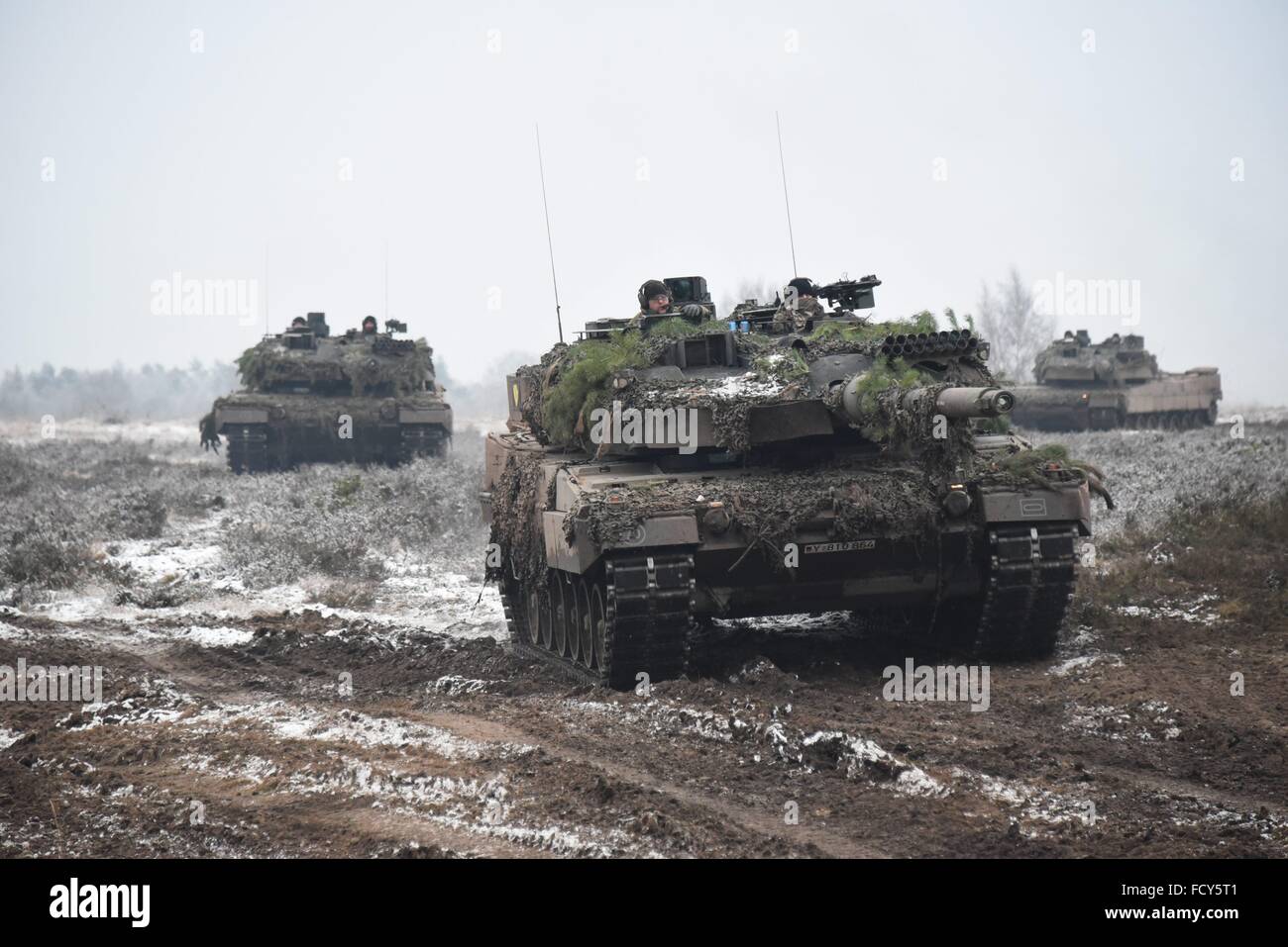 Leopard 2A6 Main Battle Tank of 2nd Company, 393rd Armor Battalion