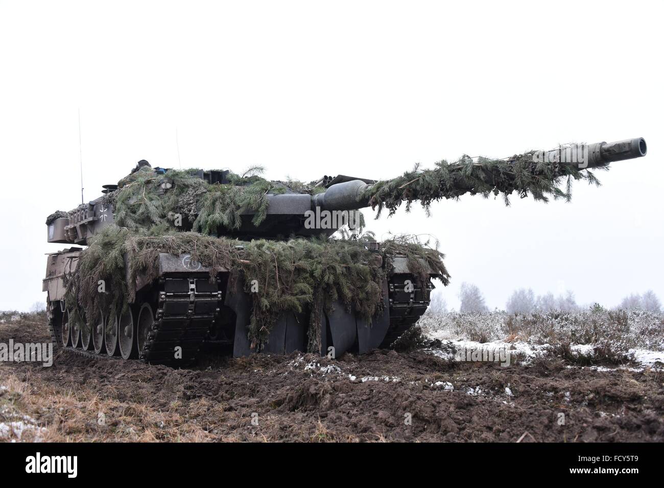 Leopard 2A6 Main Battle Tank of 2nd Company, 393rd Armor Battalion