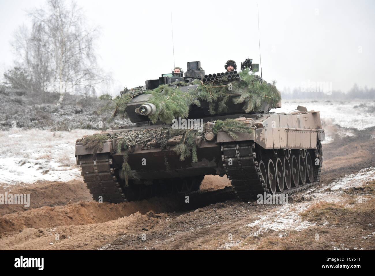 Leopard 2A6 Main Battle Tank of 2nd Company, 393rd Armor Battalion