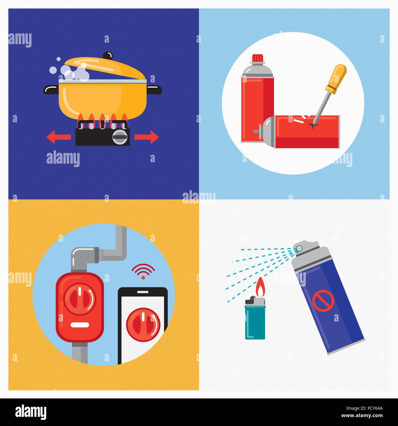 Images related to safe using for gas and fire Stock Photo Alamy