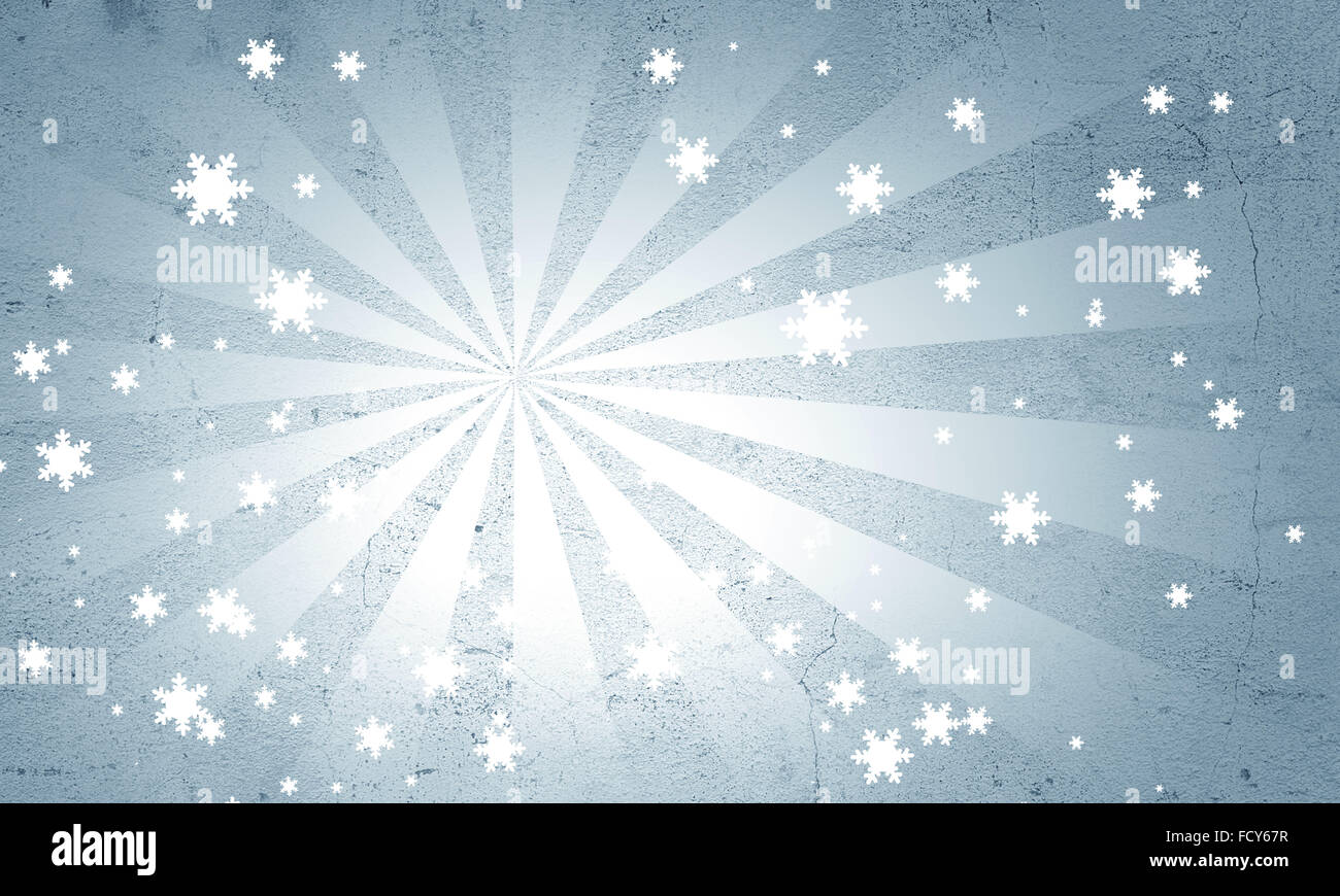 Background image with white snowflakes on blue Stock Photo - Alamy