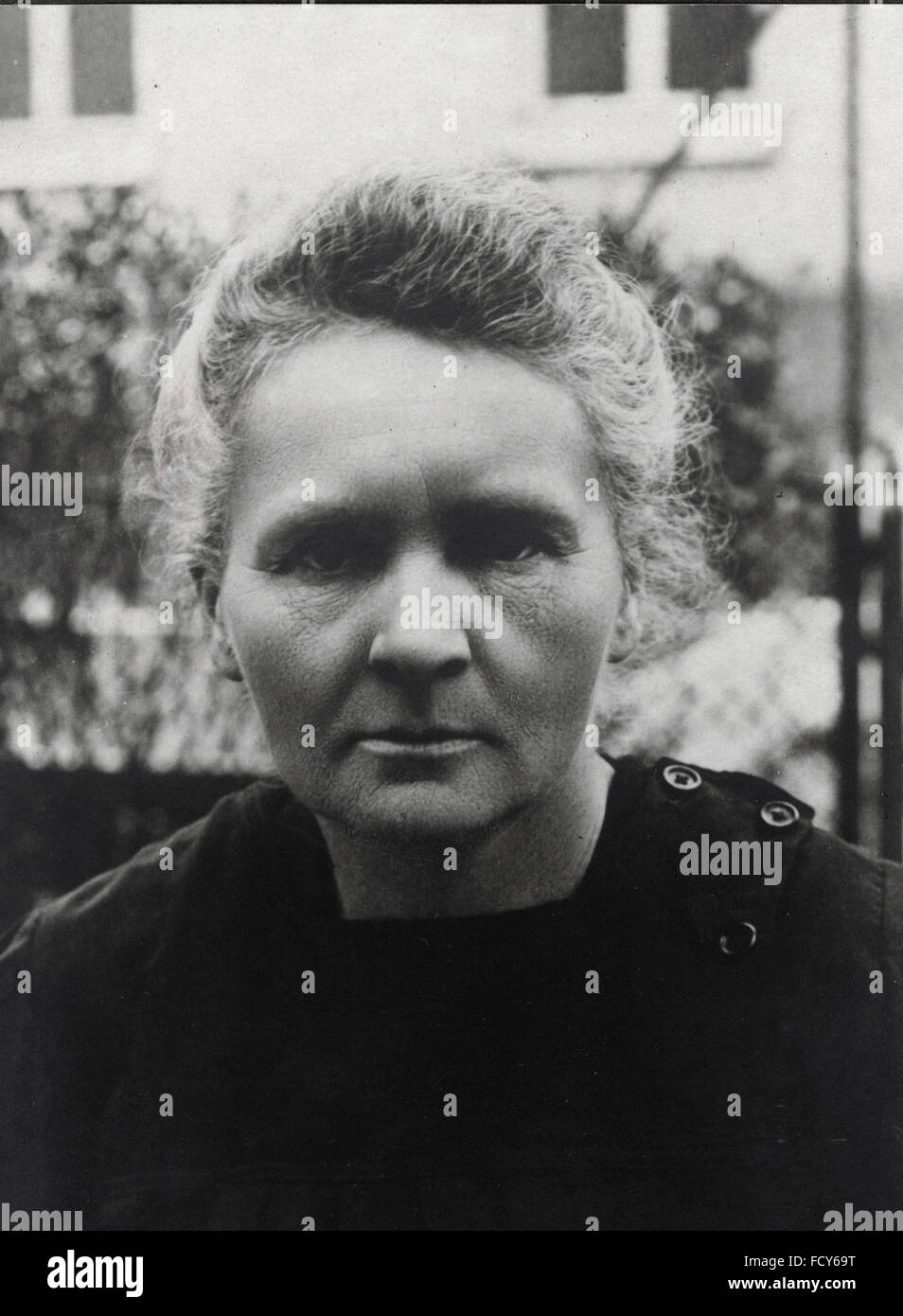 portrait of marie curie 1867 1934 physicist Stock Photo