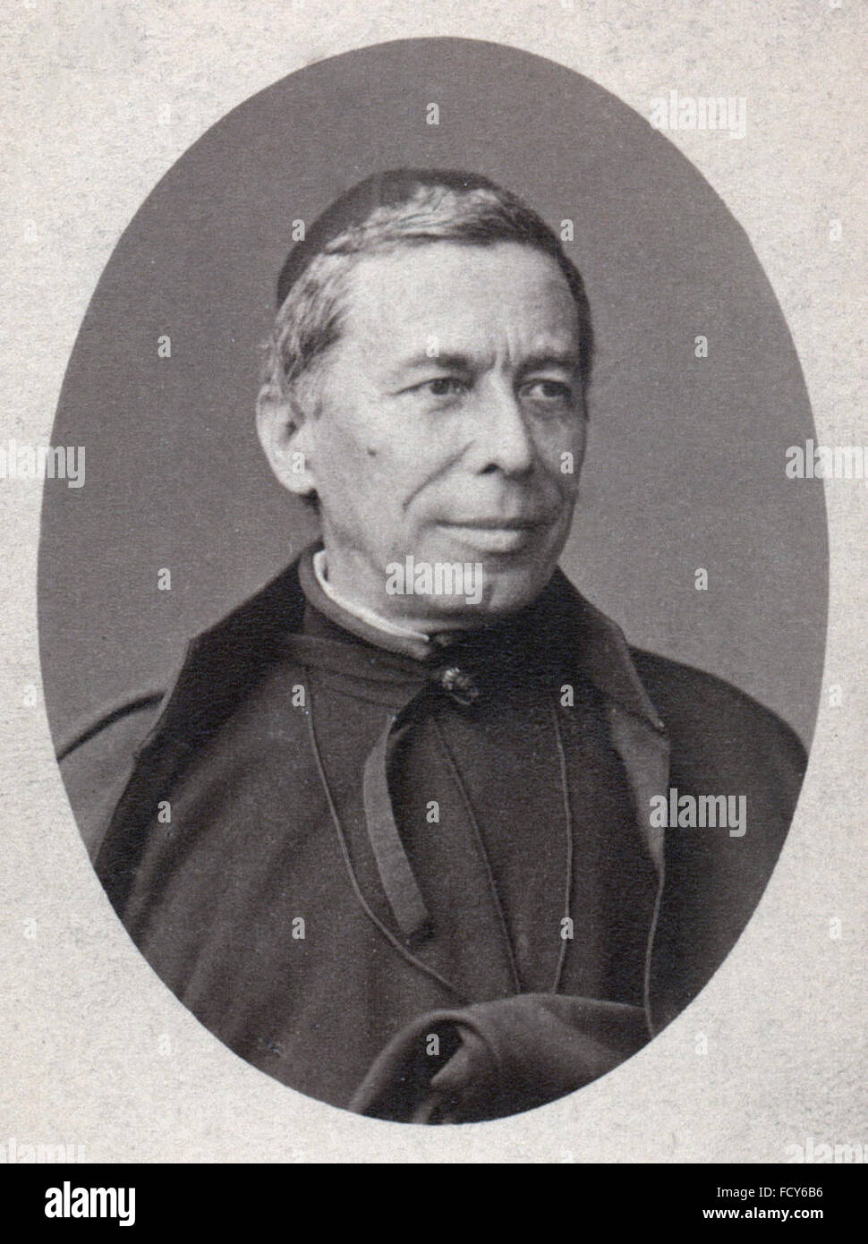 portrait of angelo secchi 1818 1878 astronomer Stock Photo