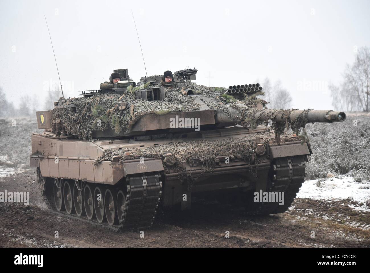 Leopard 2A6 Main Battle Tank of 2nd Company, 393rd Armor Battalion