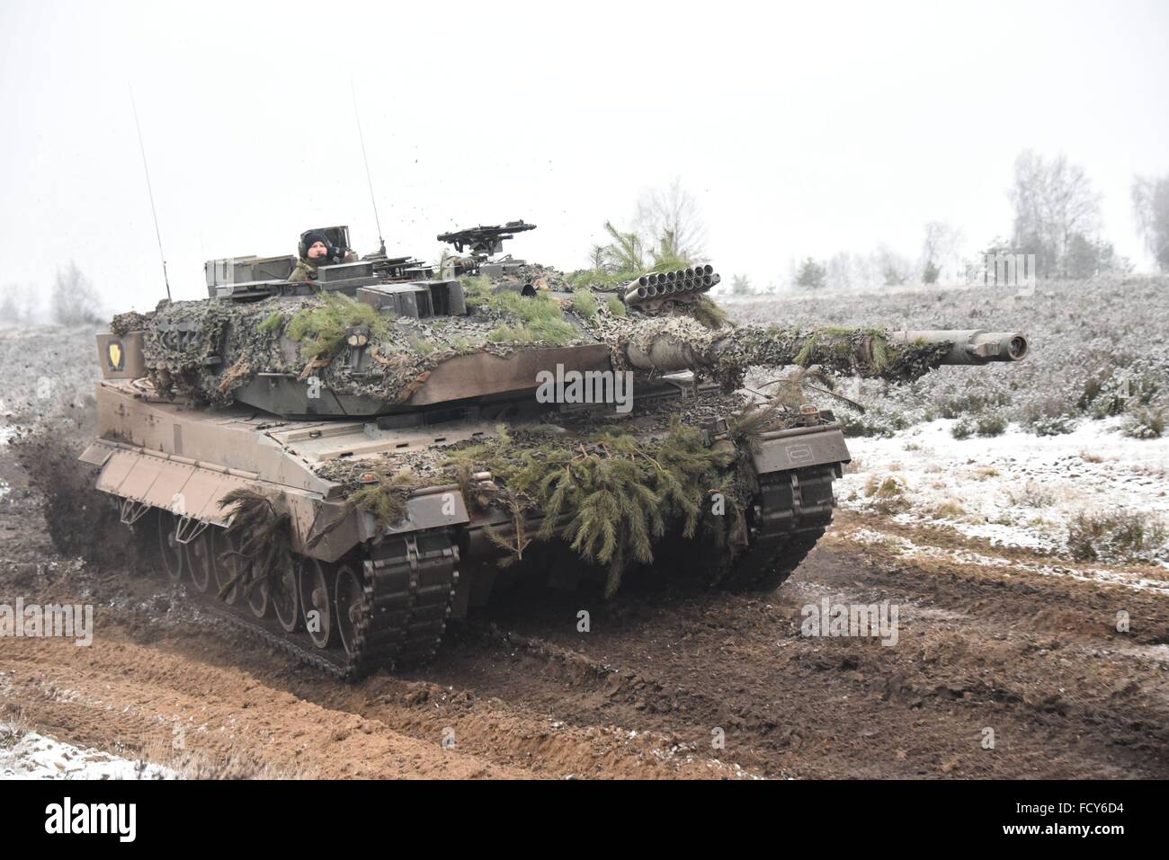 Leopard 2A6 Main Battle Tank of 2nd Company, 393rd Armor Battalion