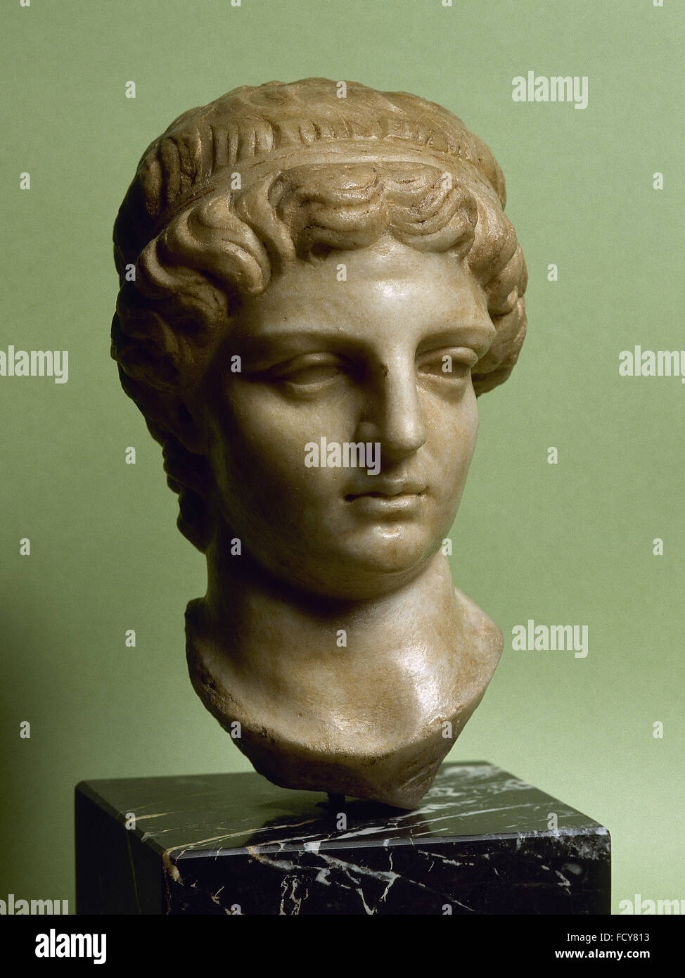 Roman Woman Bust by A. Giannelli - Busts/Heads - Sculpture/Statuary
