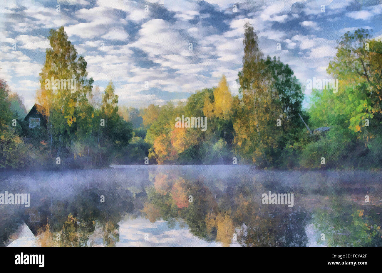 Abstract rural landscape hi-res stock photography and images - Alamy