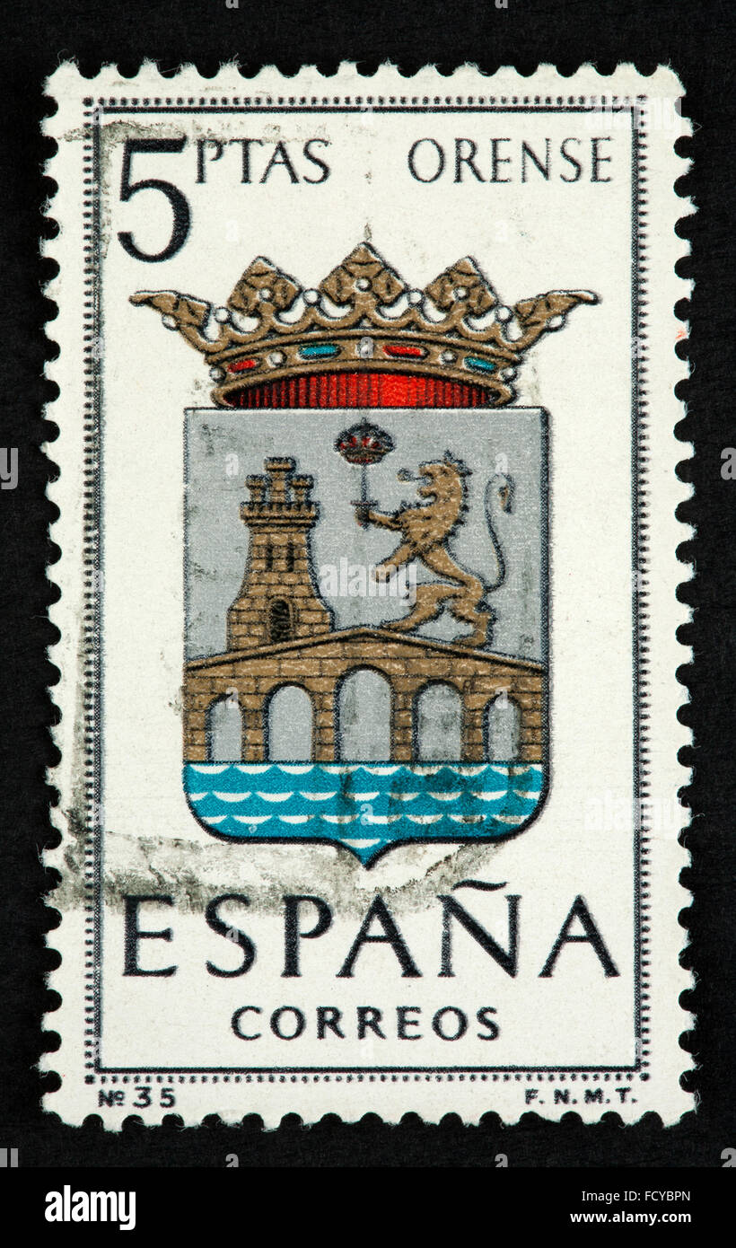 Spanish postage stamp Stock Photo Alamy