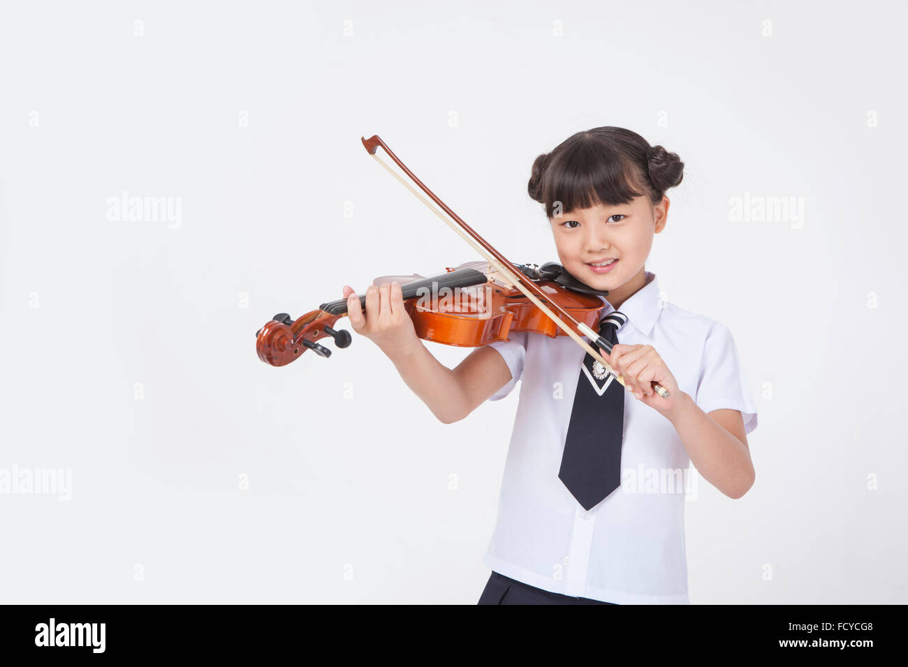 Girl Violin School Uniform High Resolution Stock Photography and Images ...