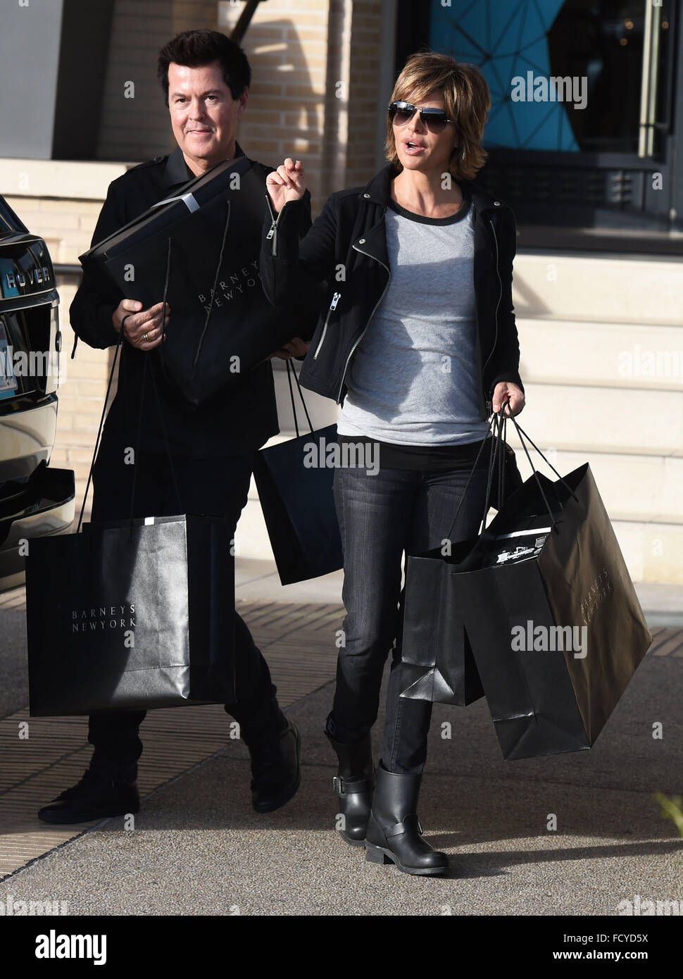 Lisa rinna carrying large shopping hi-res stock photography and images -  Alamy
