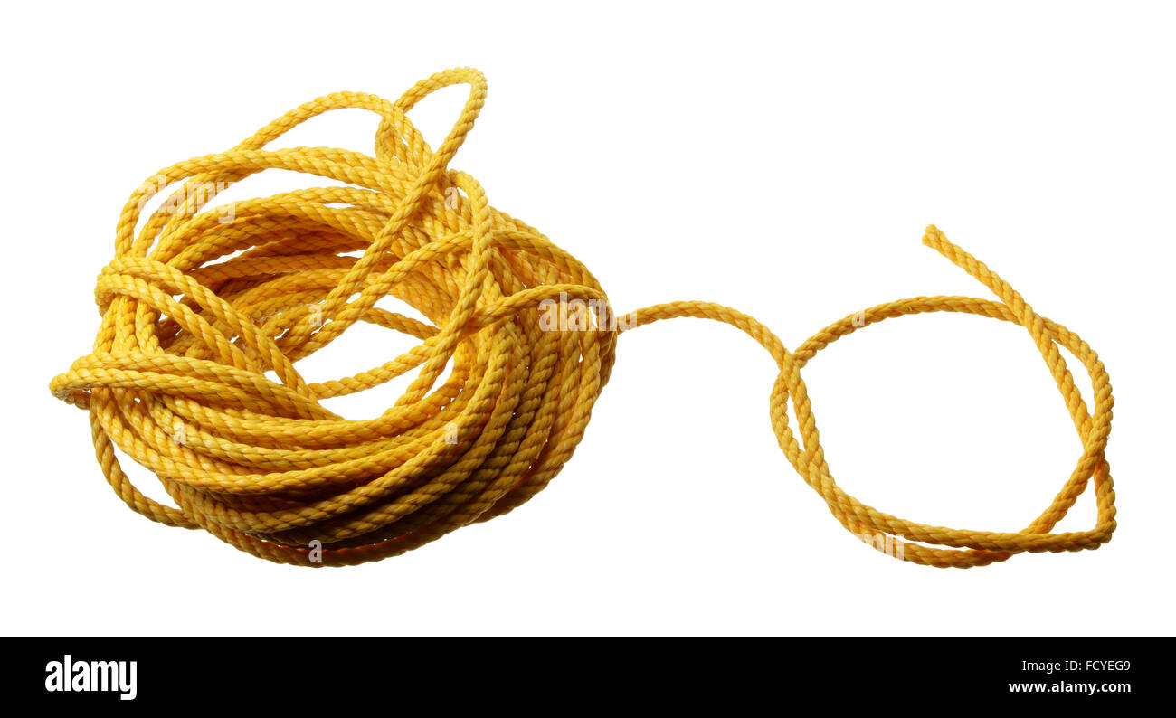Bundle of Rope Stock Photo Alamy