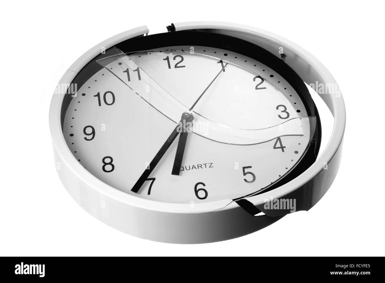 Broken hour glass Black and White Stock Photos & Images Alamy