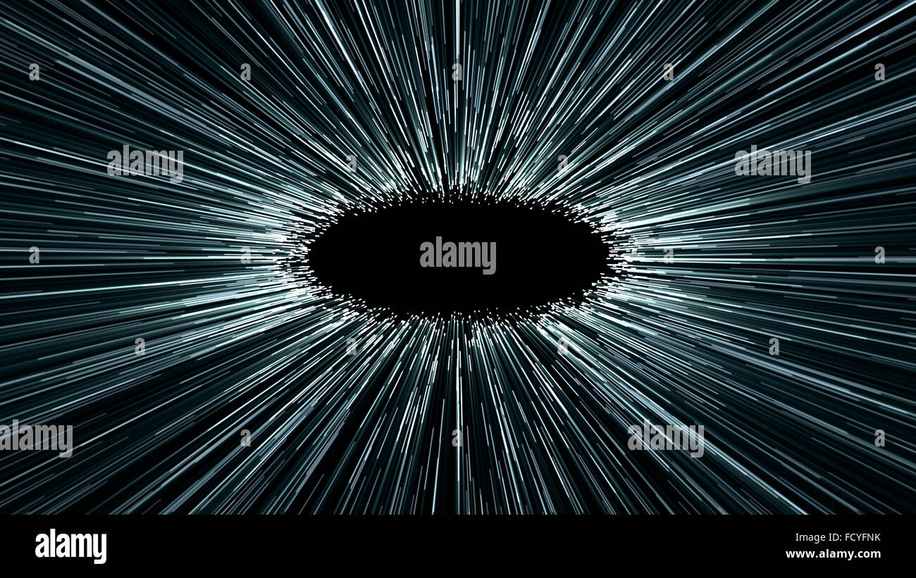 abstract scene of overcoming the temporary space in space, time machine ...