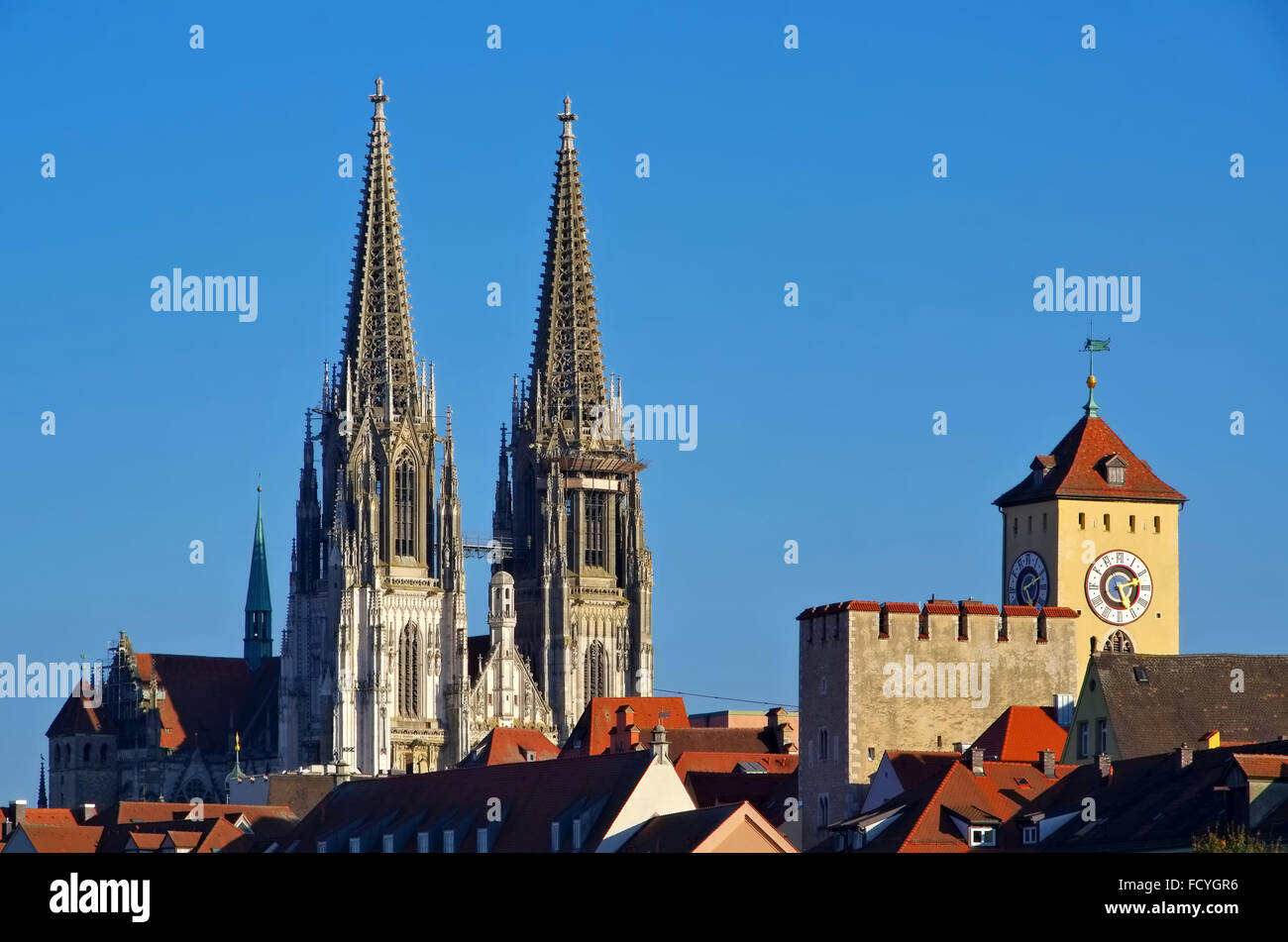 Regensburg, der Dom - Regensburg, the gothic cathedral Stock Photo