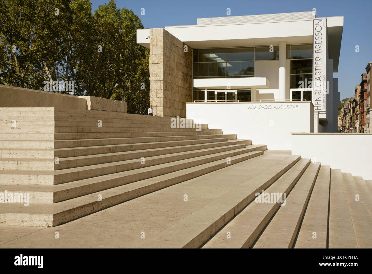 Museo dell'Ara Pacis, Rome, Italy, designed by Richard Meier Stock Photo -  Alamy