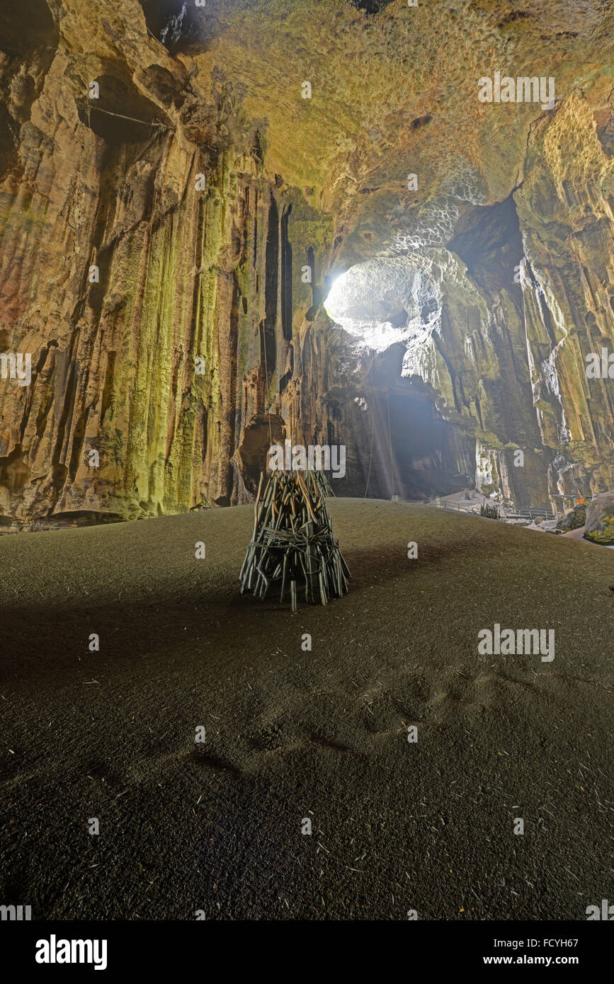 Gomantong Cave, Sabah, Borneo. Source of birds nests of Cave Swiftlets