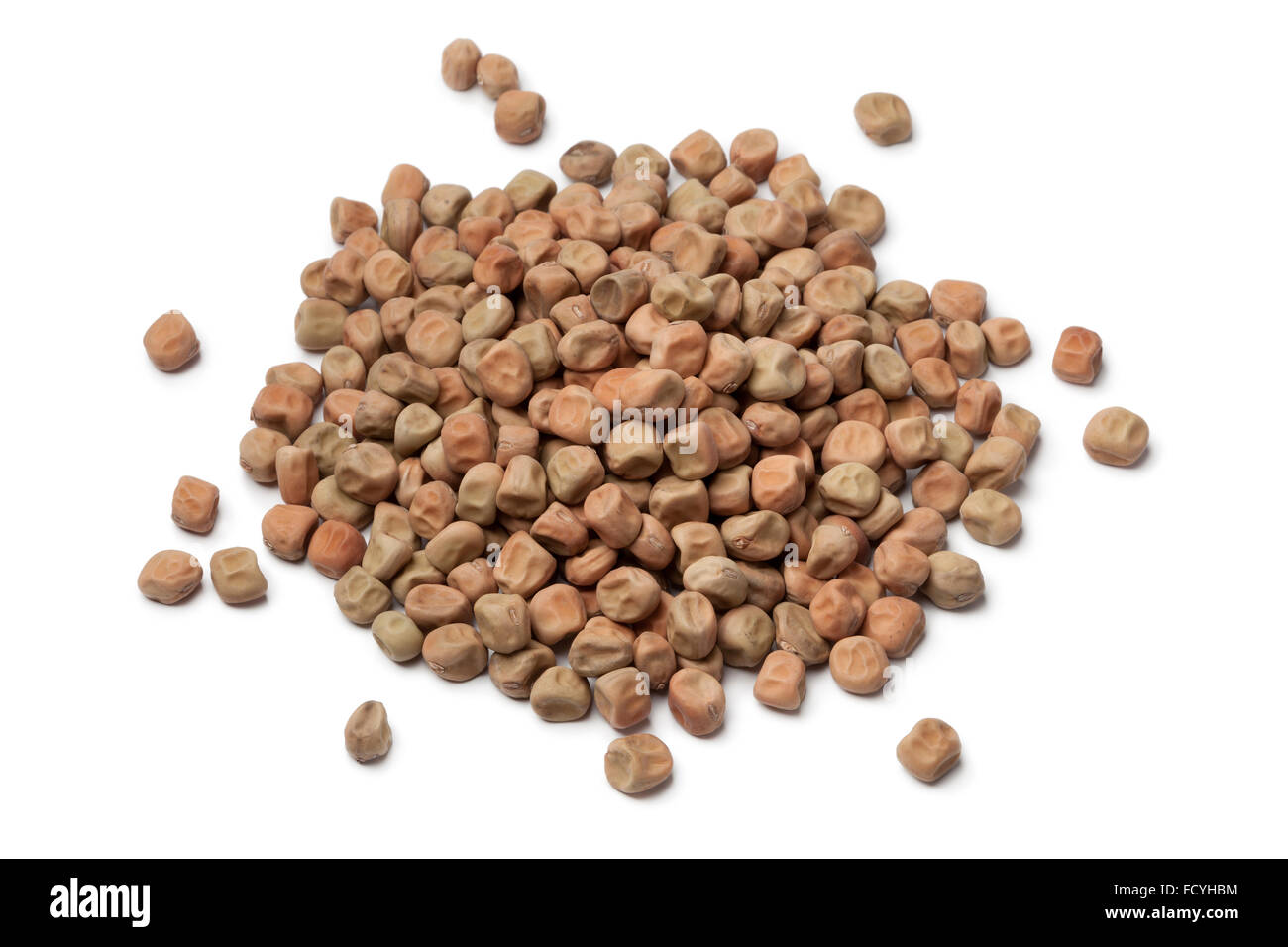 Heap of dried field peas on white background Stock Photo Alamy