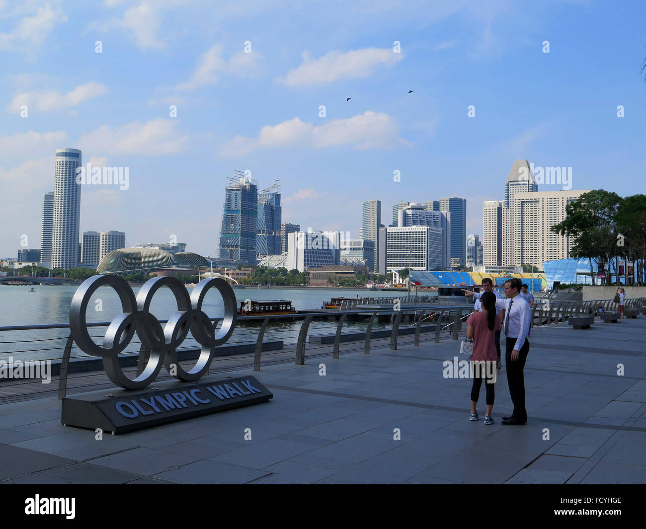 'Olympic Walk' sign near site of 2012 London Olympic site Stock Photo ...