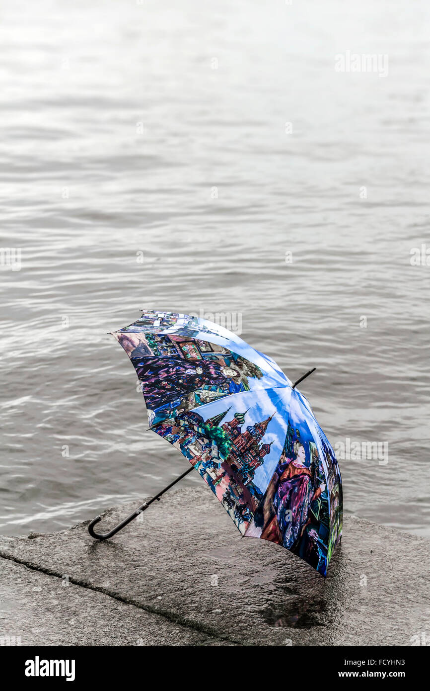 Wind rain umbrella hi-res stock photography and images - Alamy