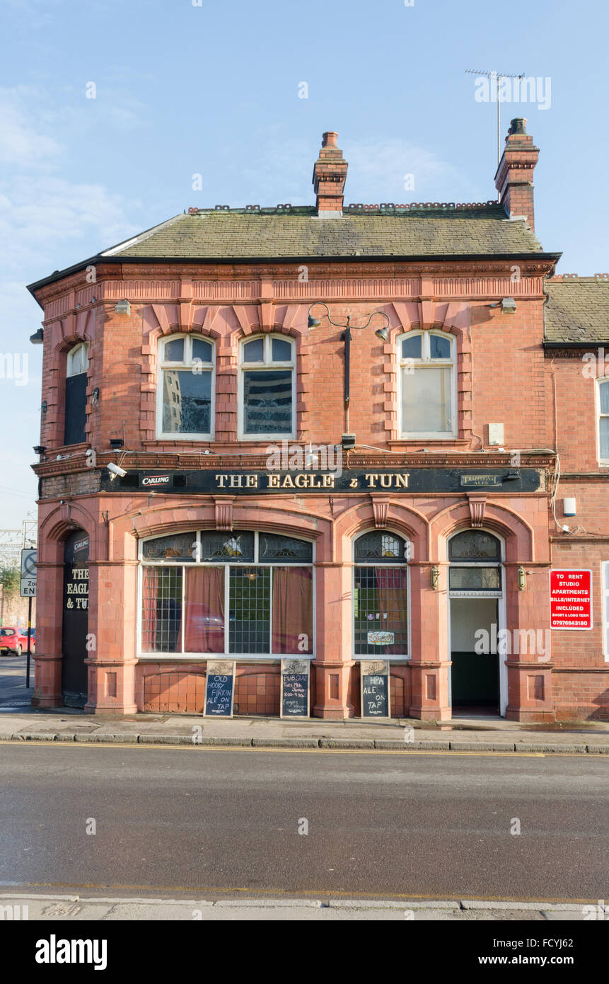 The Eagle and Tun public house in Digbeth, Birmingham which was made