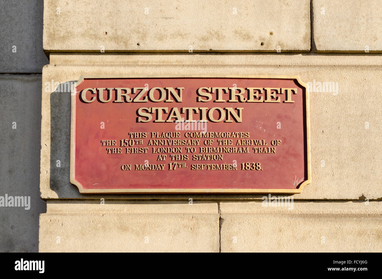Curzon Street Station in Digbeth, Birmingham Stock Photo