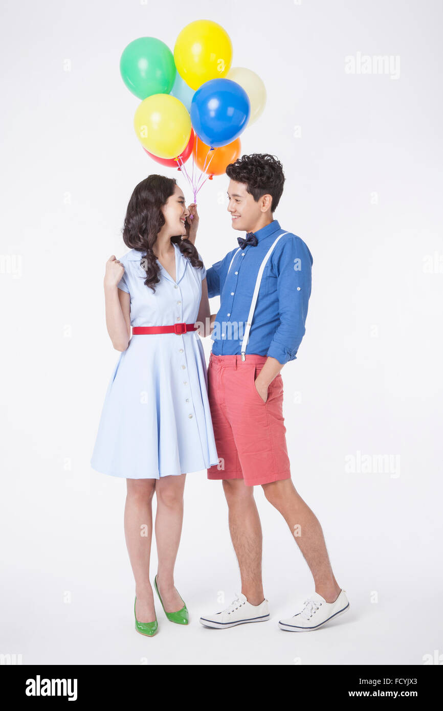 retro couple outfit