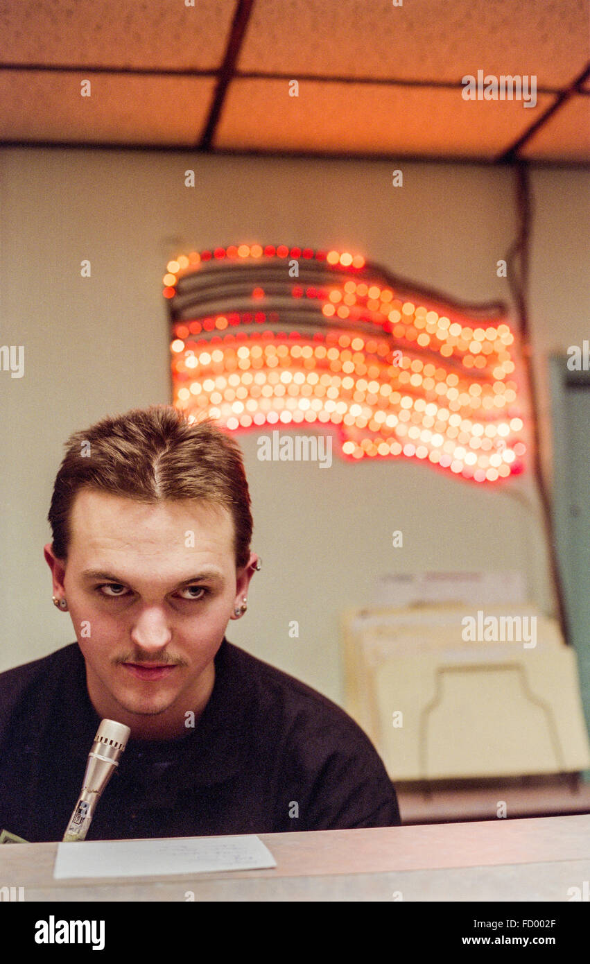 TUCSON, AZ FEBRUARY 15 Pro Bowler Patrick Allen at the PBA Odor