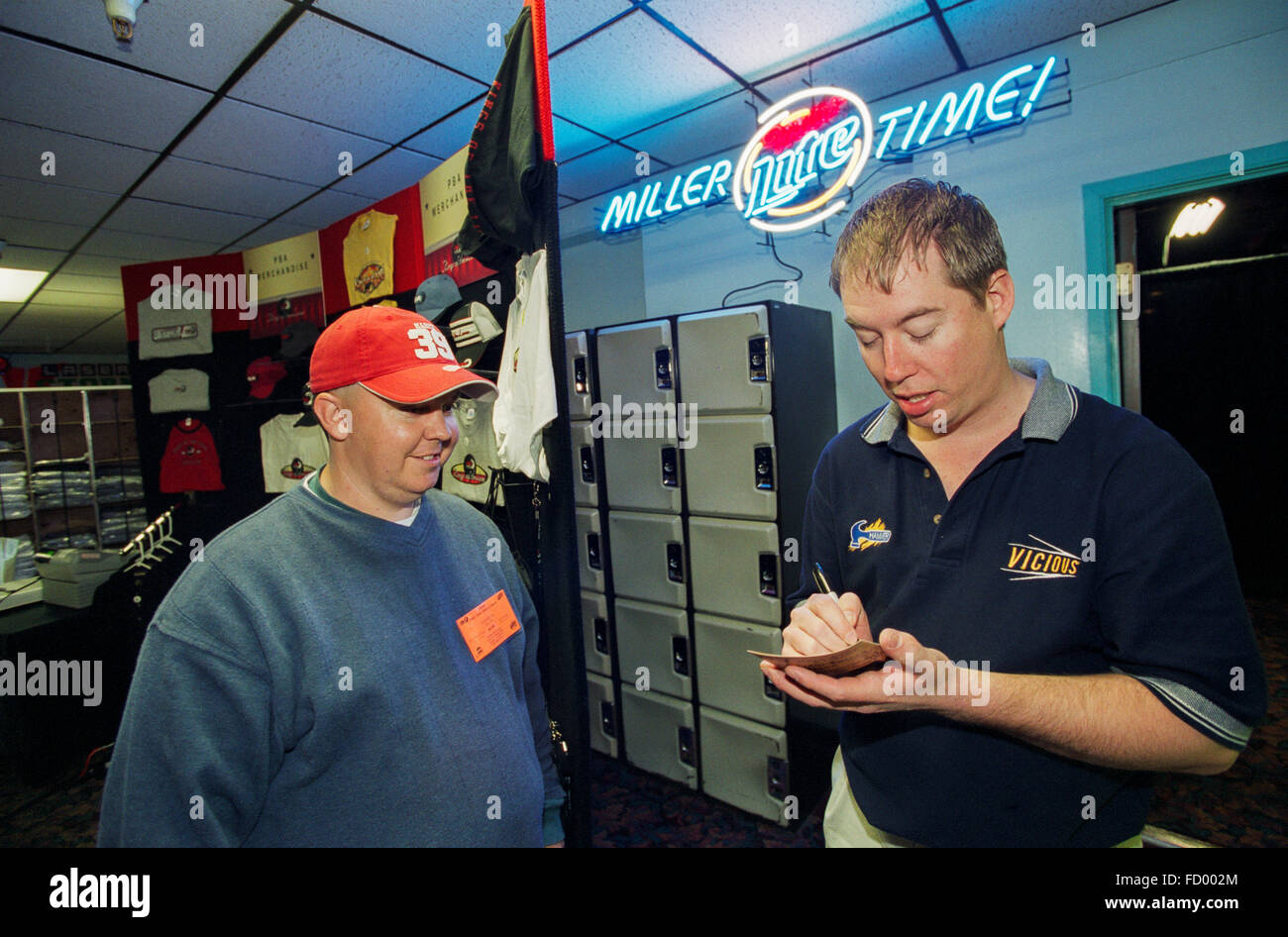 TUCSON, AZ FEBRUARY 15 Pro Bowler Patrick Allen at the PBA Odor