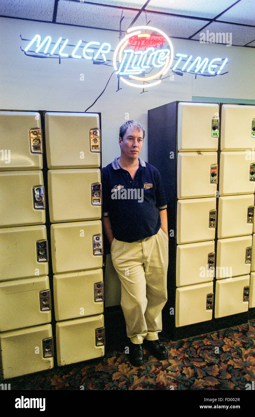 TUCSON, AZ FEBRUARY 15 Pro Bowler Patrick Allen at the PBA Odor