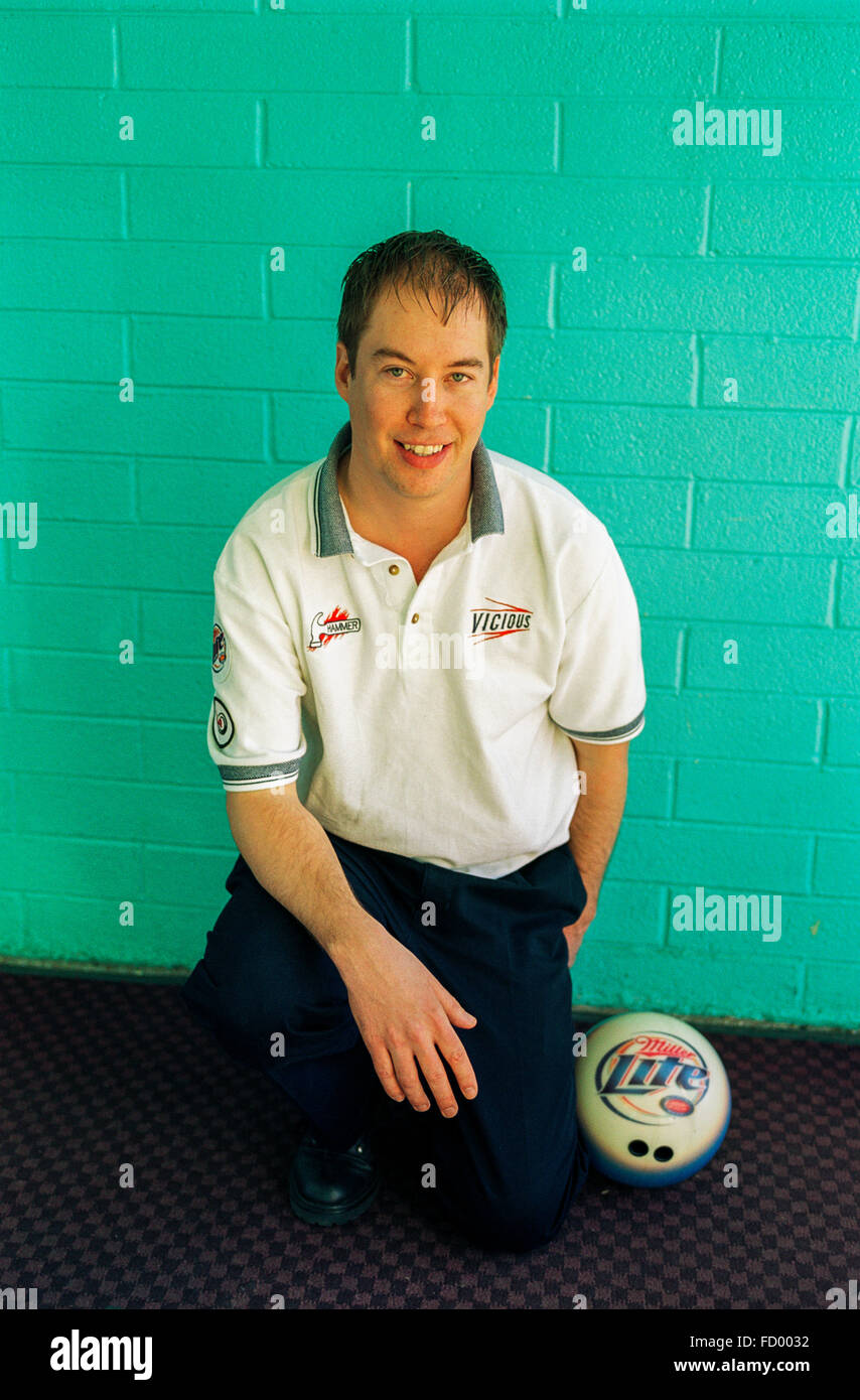 TUCSON, AZ FEBRUARY 15 Pro Bowler Patrick Allen at the PBA Odor