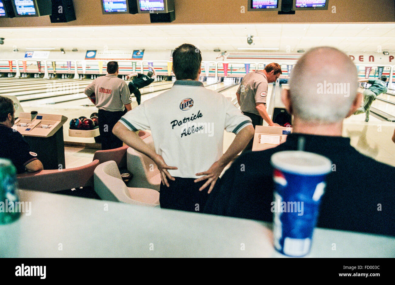 TUCSON, AZ FEBRUARY 15 Pro Bowler Patrick Allen at the PBA Odor