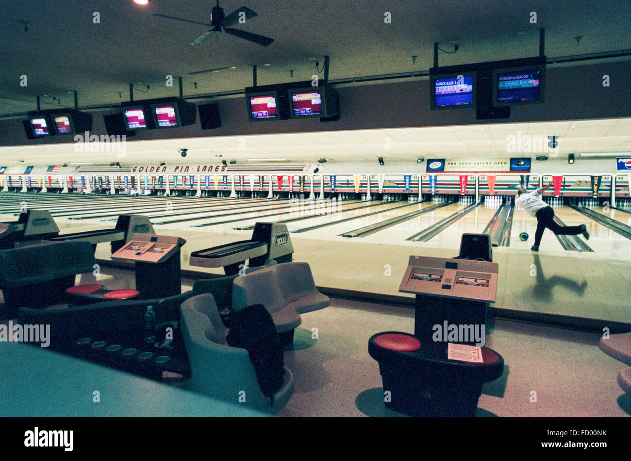 TUCSON, AZ FEBRUARY 15 Pro Bowler Patrick Allen at the PBA Odor
