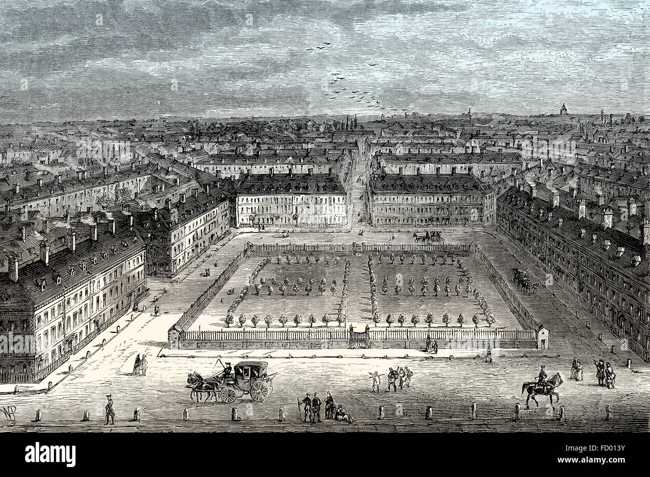 Red Lion Square, Bloomsbury, 1800, London, England Stock Photo Alamy