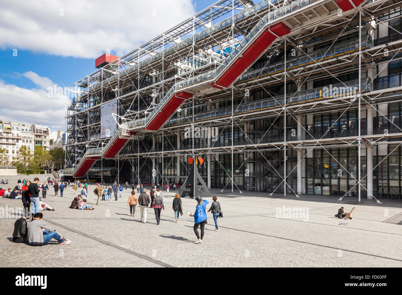 Pompidou Centre, Paris, France Stock Photo