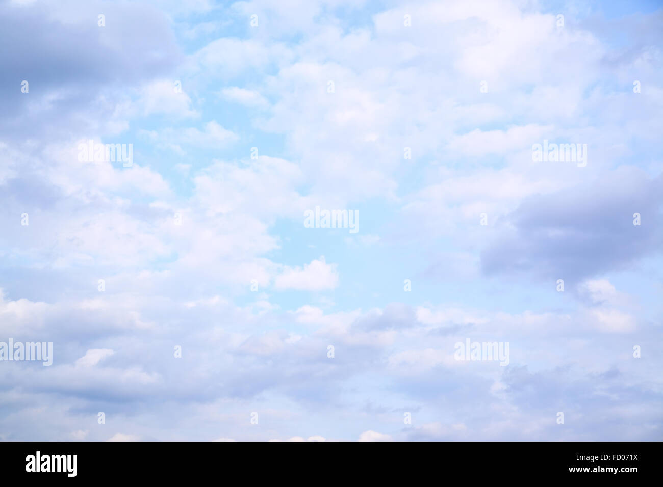 Sky with clouds, may be used as abstract background Stock Photo