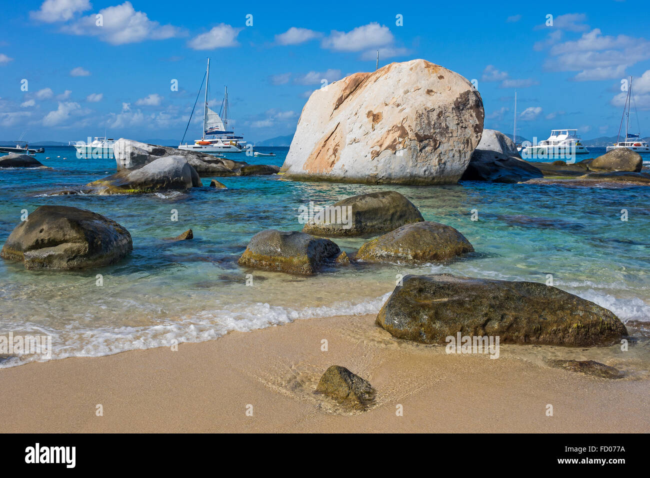 The Beach At The Baths National Park Virgin Gorda British Virgin
