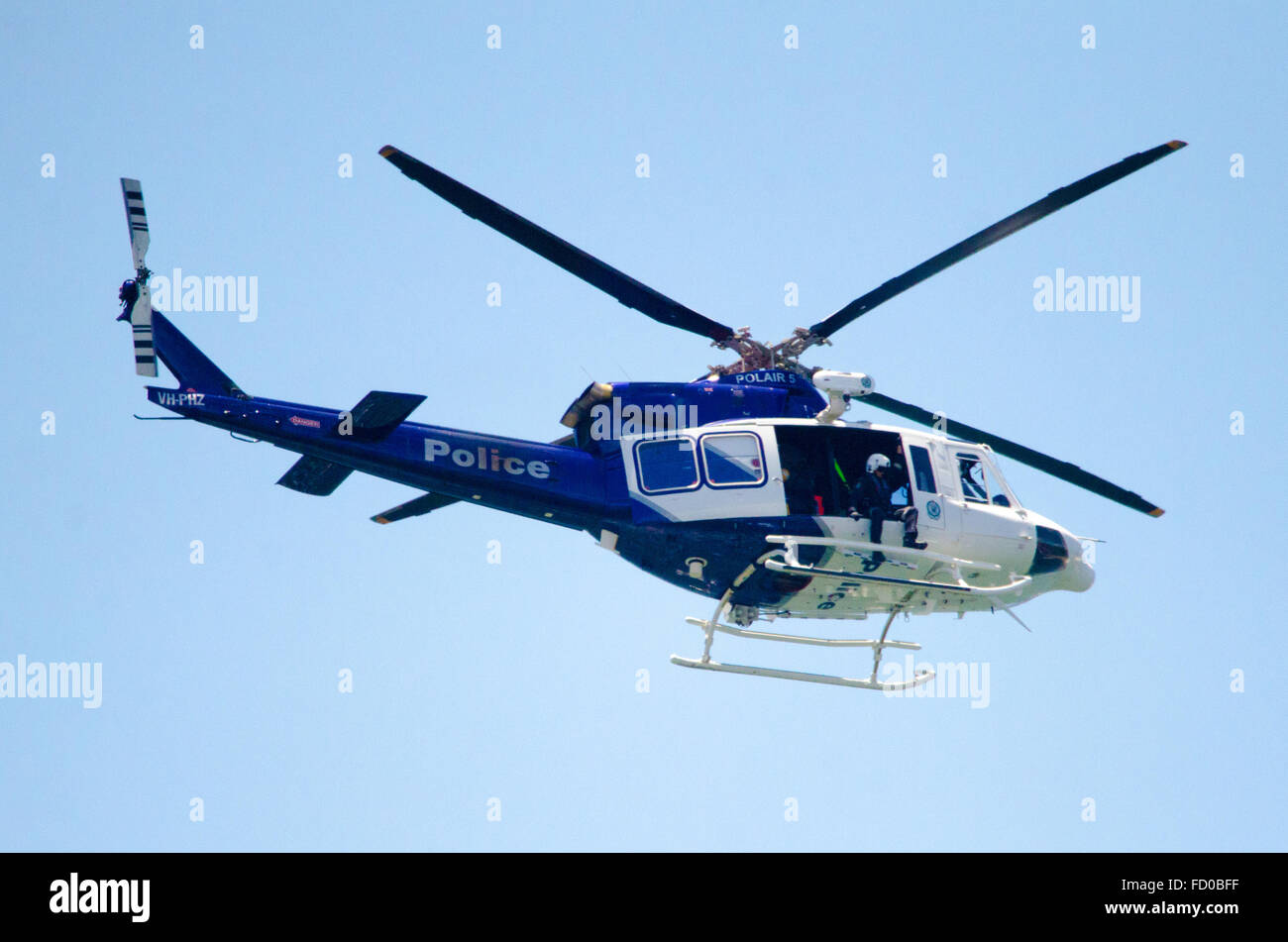 Australia police helicopter hi-res stock photography and images - Alamy