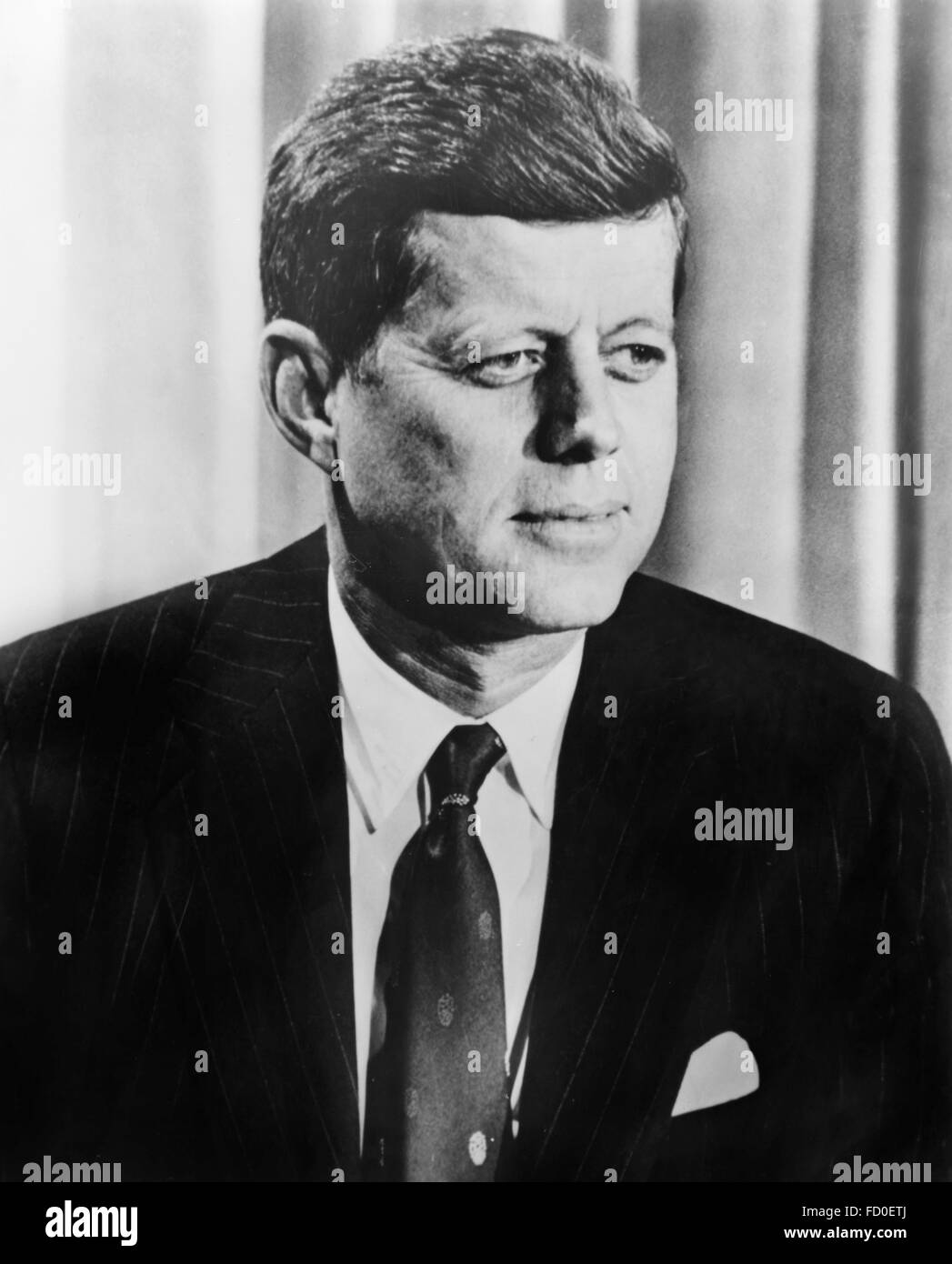 John F Kennedy, the 35th President of the USA, c.1962 Stock Photo