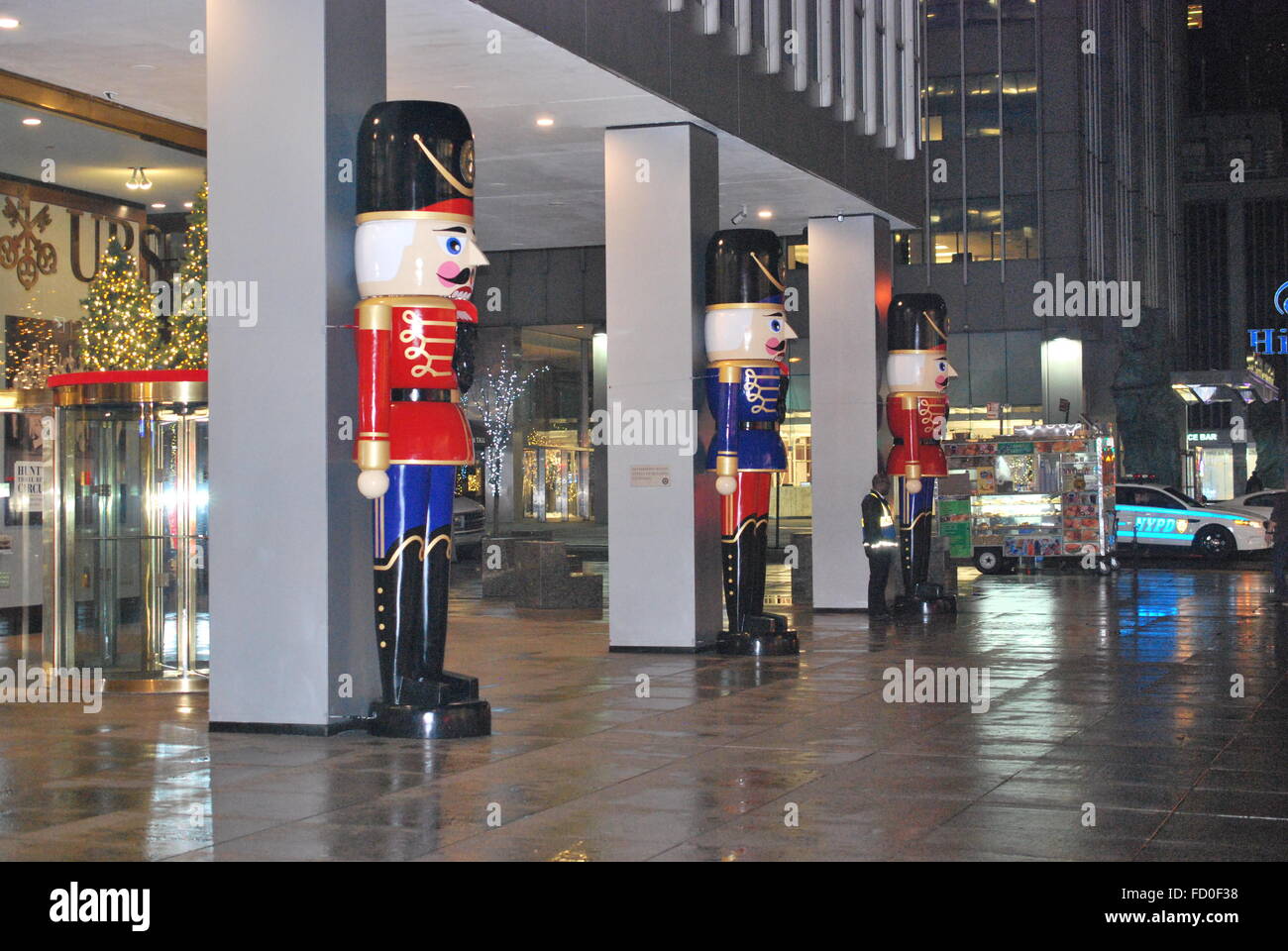 New York City December 2015 UBS Building along Avenue of the