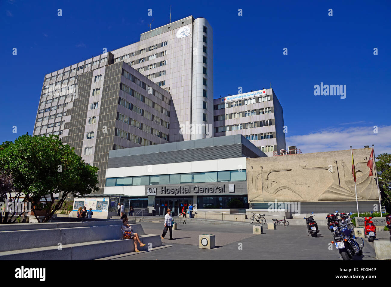 Hospital General Madrid Spain Universitario La Paz Stock Photo - Alamy