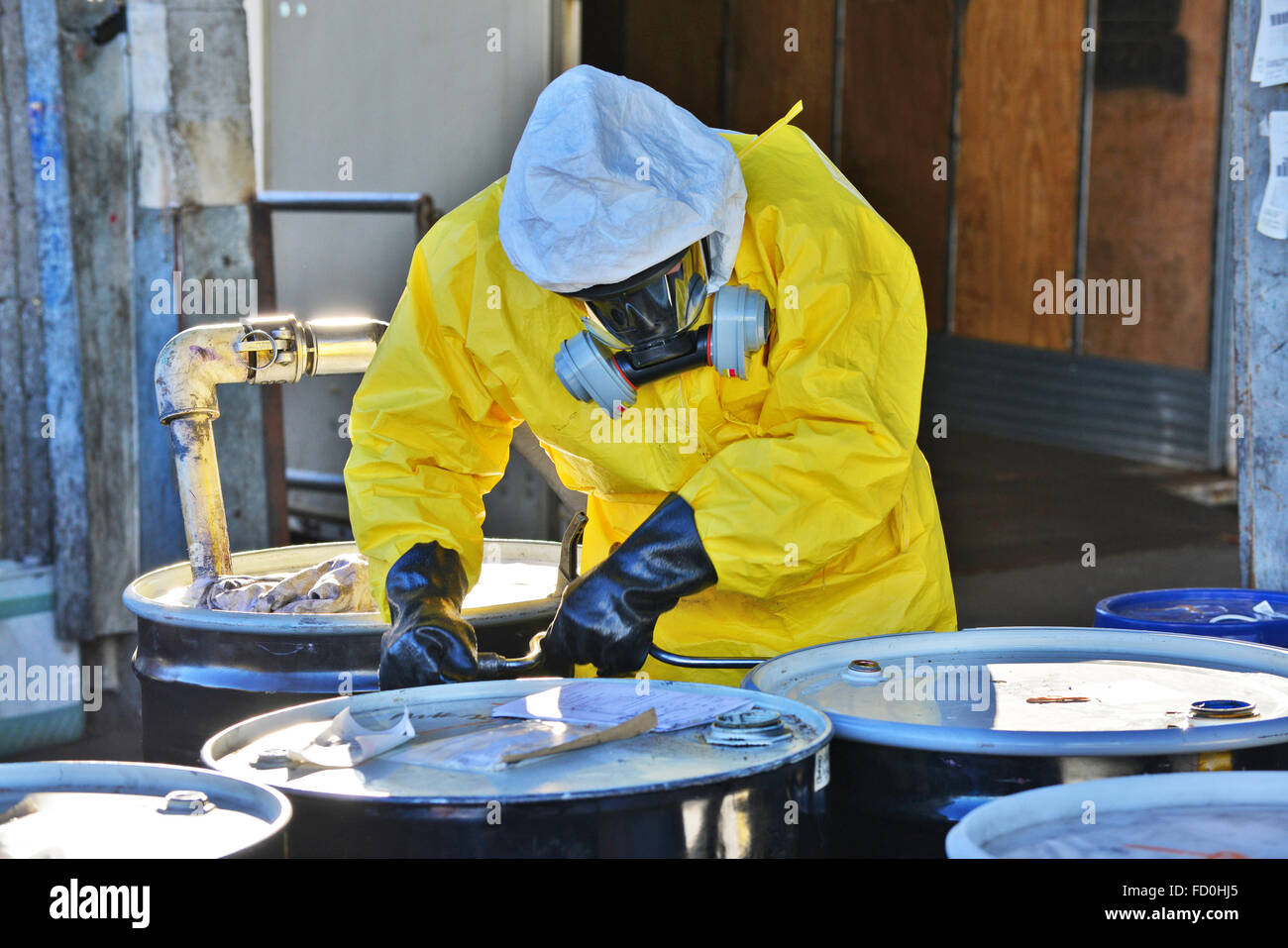 Hazardous Material Handling High Resolution Stock Photography and