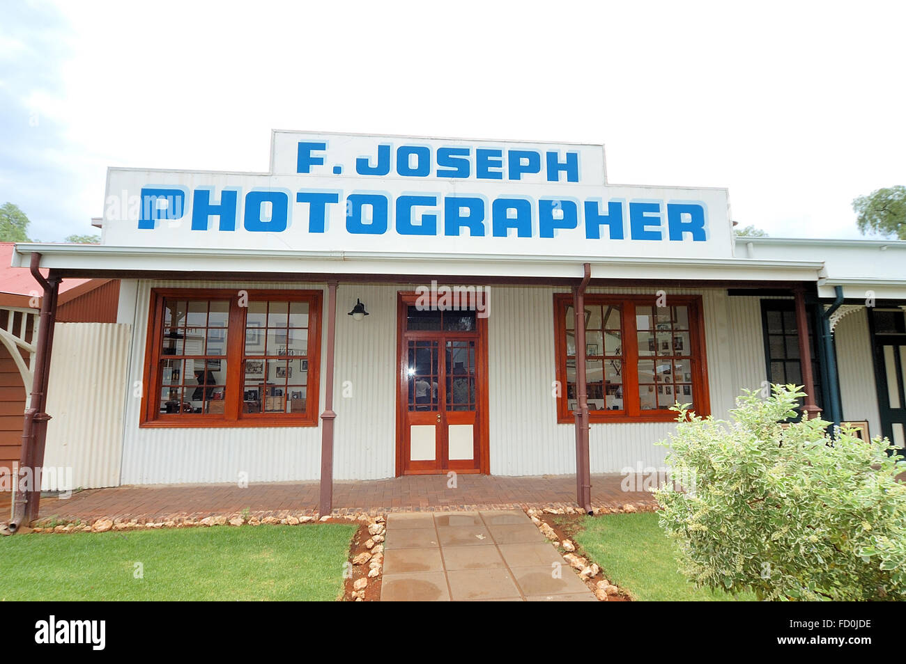 KIMBERLEY, SOUTH AFRICA NOVEMBER 2008 Reconstructed shops from the mining era at the Big Hole