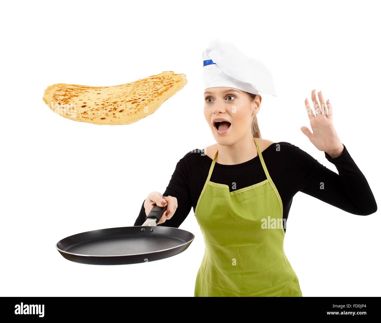 Flying food pan Cut Out Stock Images & Pictures - Alamy